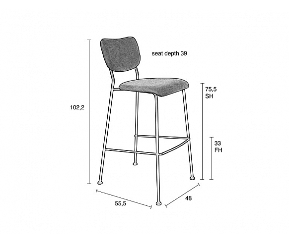 Benson bar stool